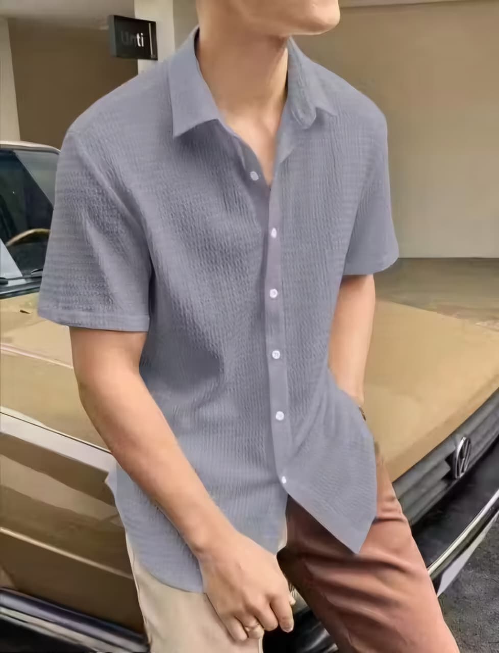 Classic Men’s Casual Shirt – Slim Fit, Stylish & Comfortable
