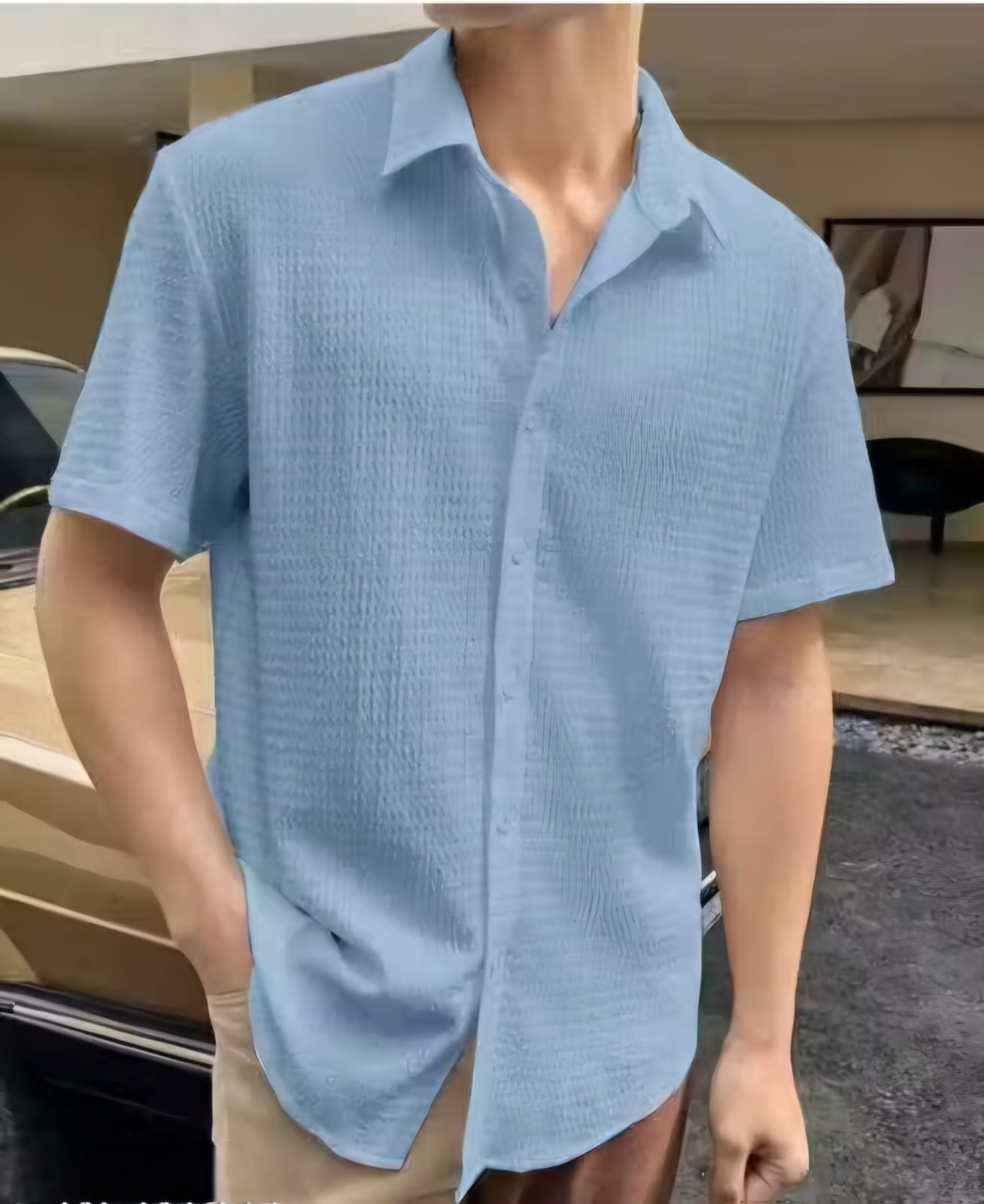 Classic Men’s Casual Shirt – Slim Fit, Stylish & Comfortable