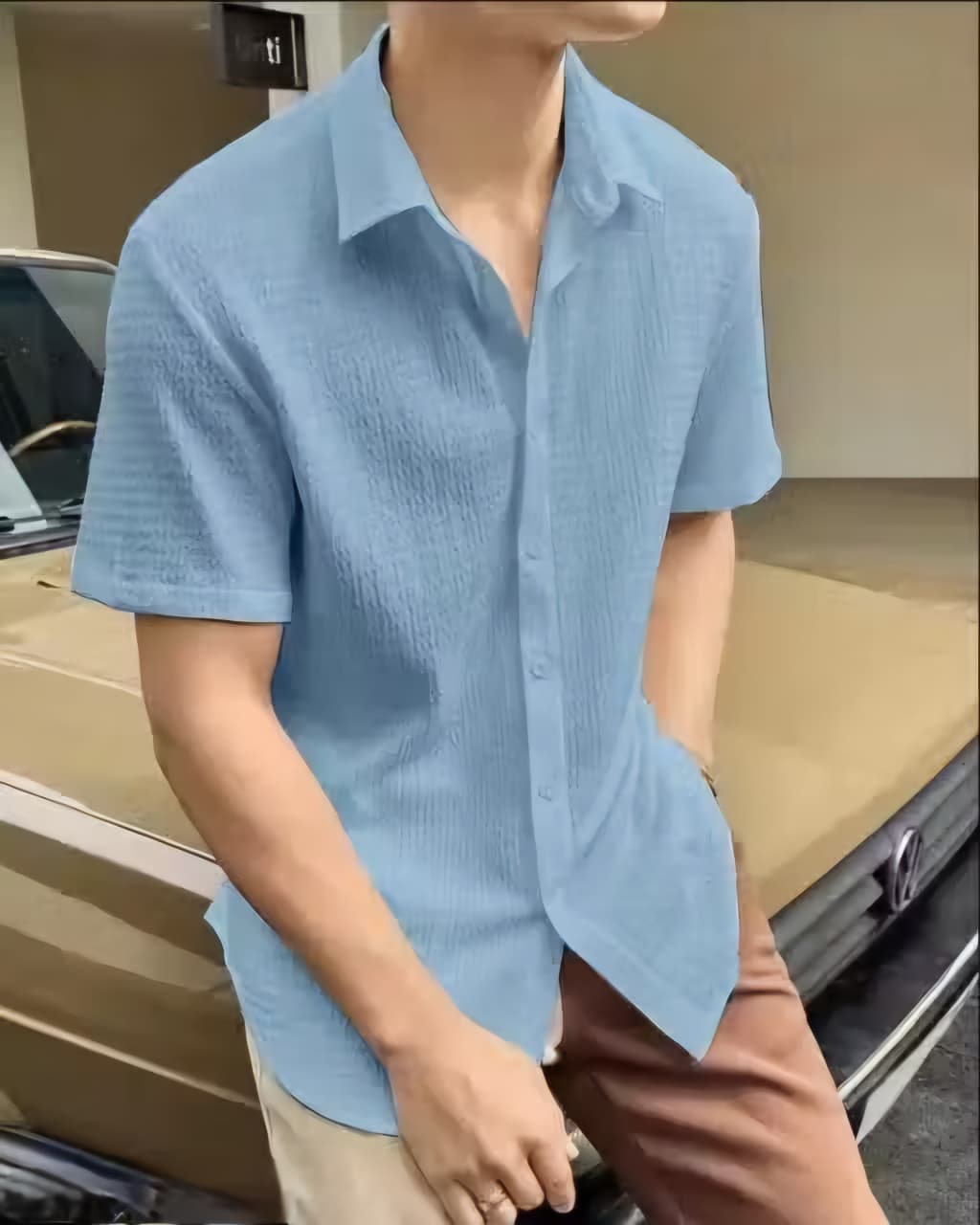 Classic Men’s Casual Shirt – Slim Fit, Stylish & Comfortable