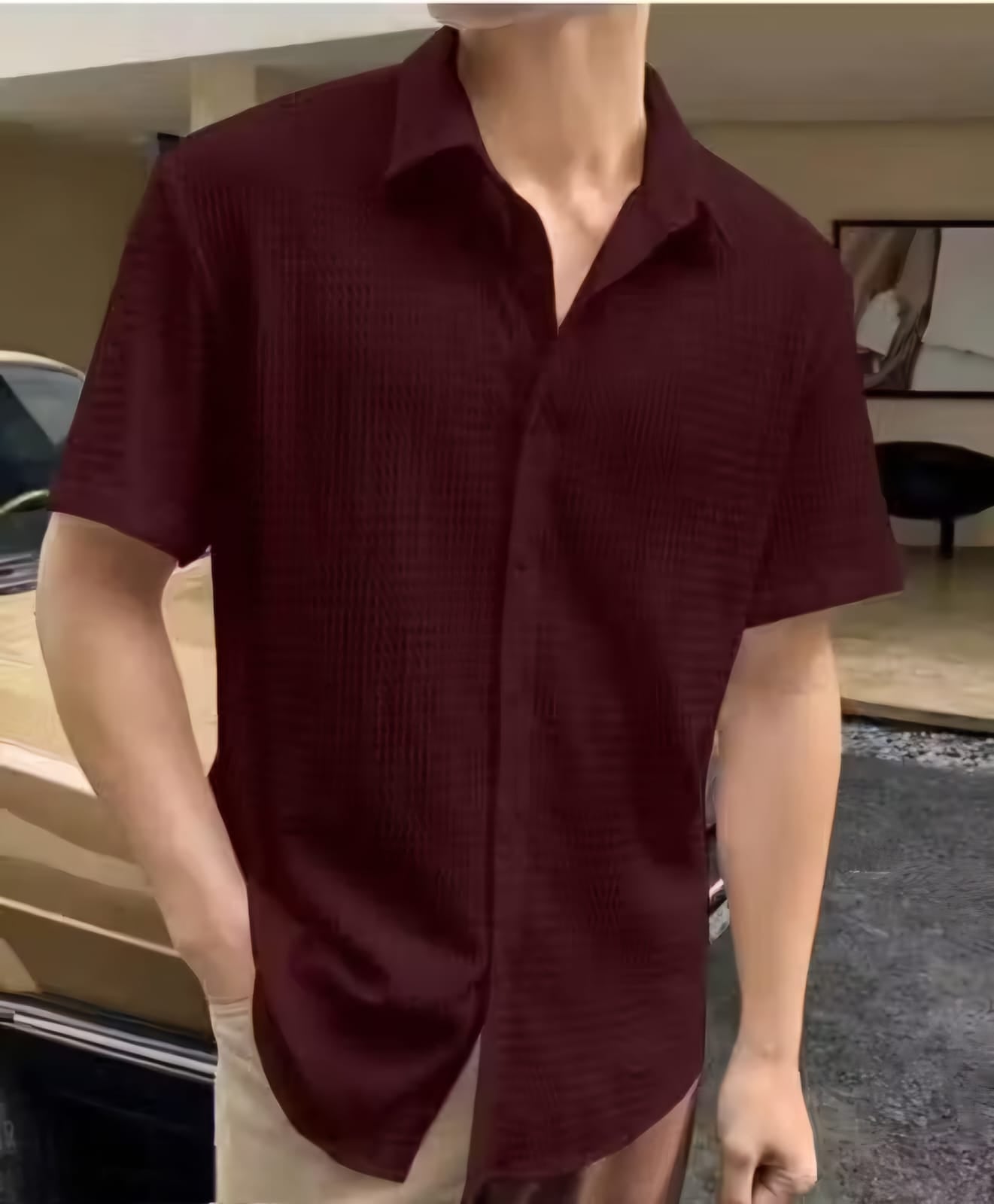 Classic Men’s Casual Shirt – Slim Fit, Stylish & Comfortable