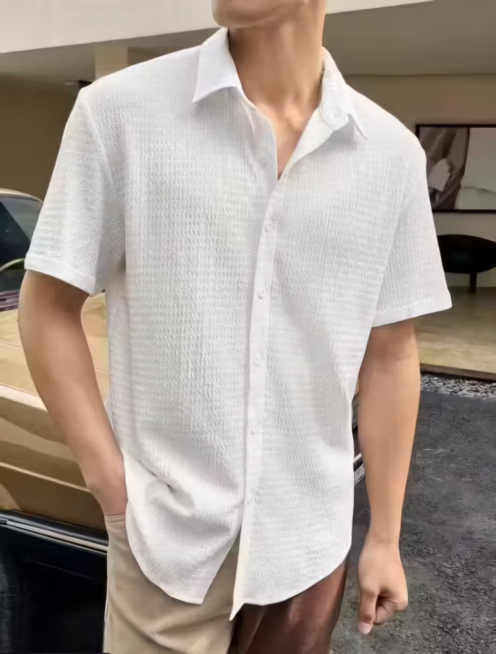 Classic Men’s Casual Shirt – Slim Fit, Stylish & Comfortable