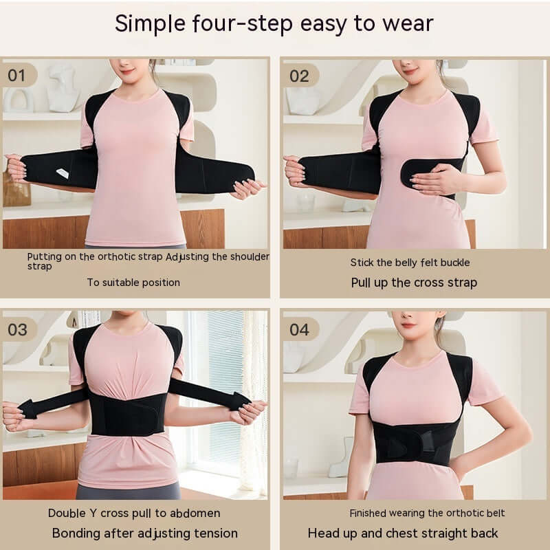 Adjustable Back Posture Corrector Brace 
